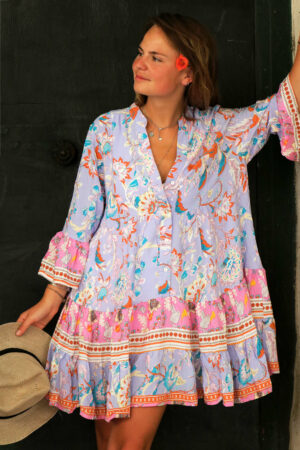 Robe fleurie colorée - Manureva