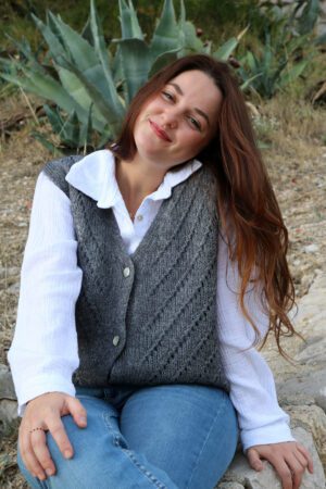 Gilet sans manche gris - Teteio