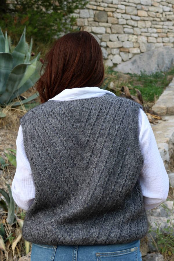 Gilet sans manche gris - Teteio