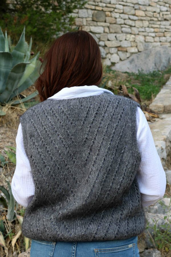 Gilet sans manche gris - Teteio
