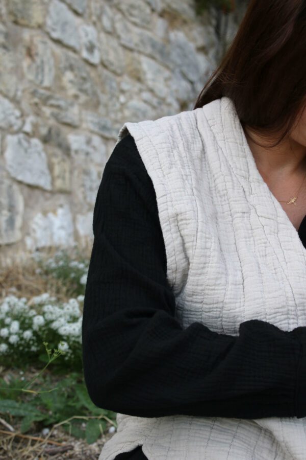 Veste sans manche beige - Motu