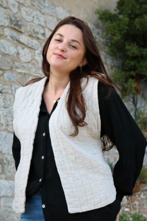 Veste sans manche beige - Motu