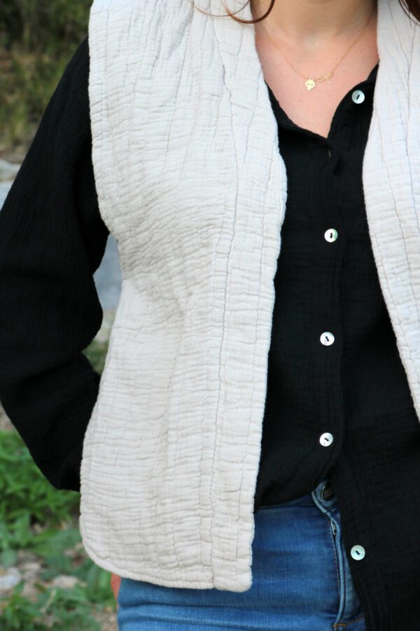 Veste sans manche beige - Motu