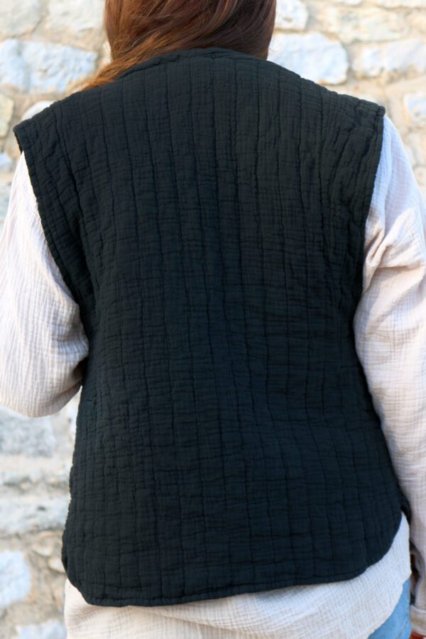 Veste sans manche noir - Motu