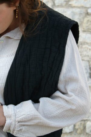 Veste sans manche noir - Motu