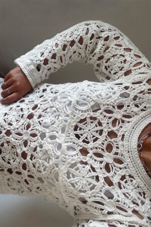 Top en crochet blanc - Mato
