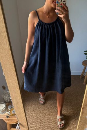 Robe bleu marine - Noanoa mini