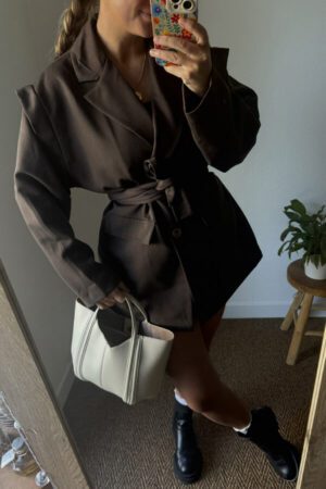 Blazer oversize marron - Miri