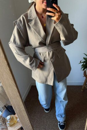 Blazer oversize taupe - Miri
